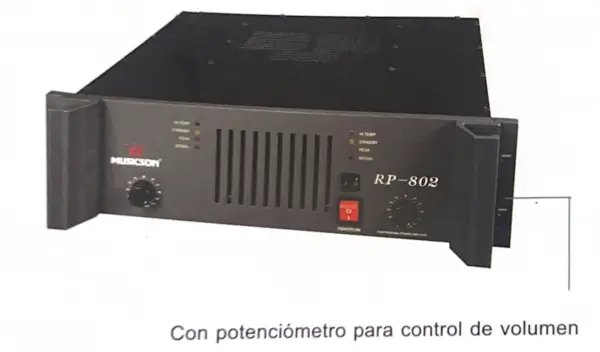MUSICSON RP-802 Etapa de potencia de 1600w