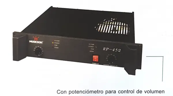 MUSICSON RP-452 Etapa de potencia de 900w